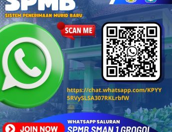 Saluran Resmi Whatsapp SPMB SMAN 1 Grogol Tahun 2025/2026